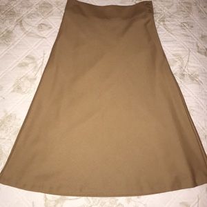 Talbots A-Line Classic Wool Lined Skirt, Nutmeg, Size 4 Waist 29” Length 32”